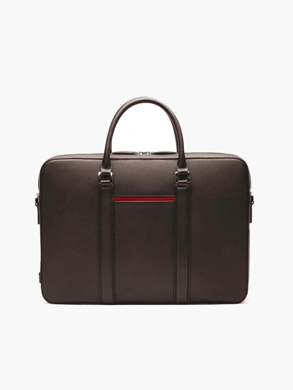 Brown Men’s Leather Maverick&Co Briefcase